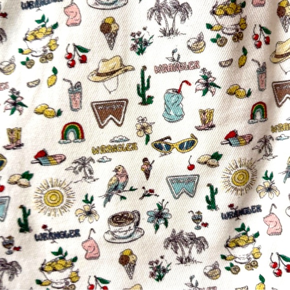 Wrangler High Rise Kick‎ Flare Rock 672 Spring Cowgirl Denim Jeans Women 32 NWT - Picture 7 of 11